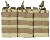 VISM by NcStar AR Triple Mag Pouch, Tan (CVAR3MP2928T)