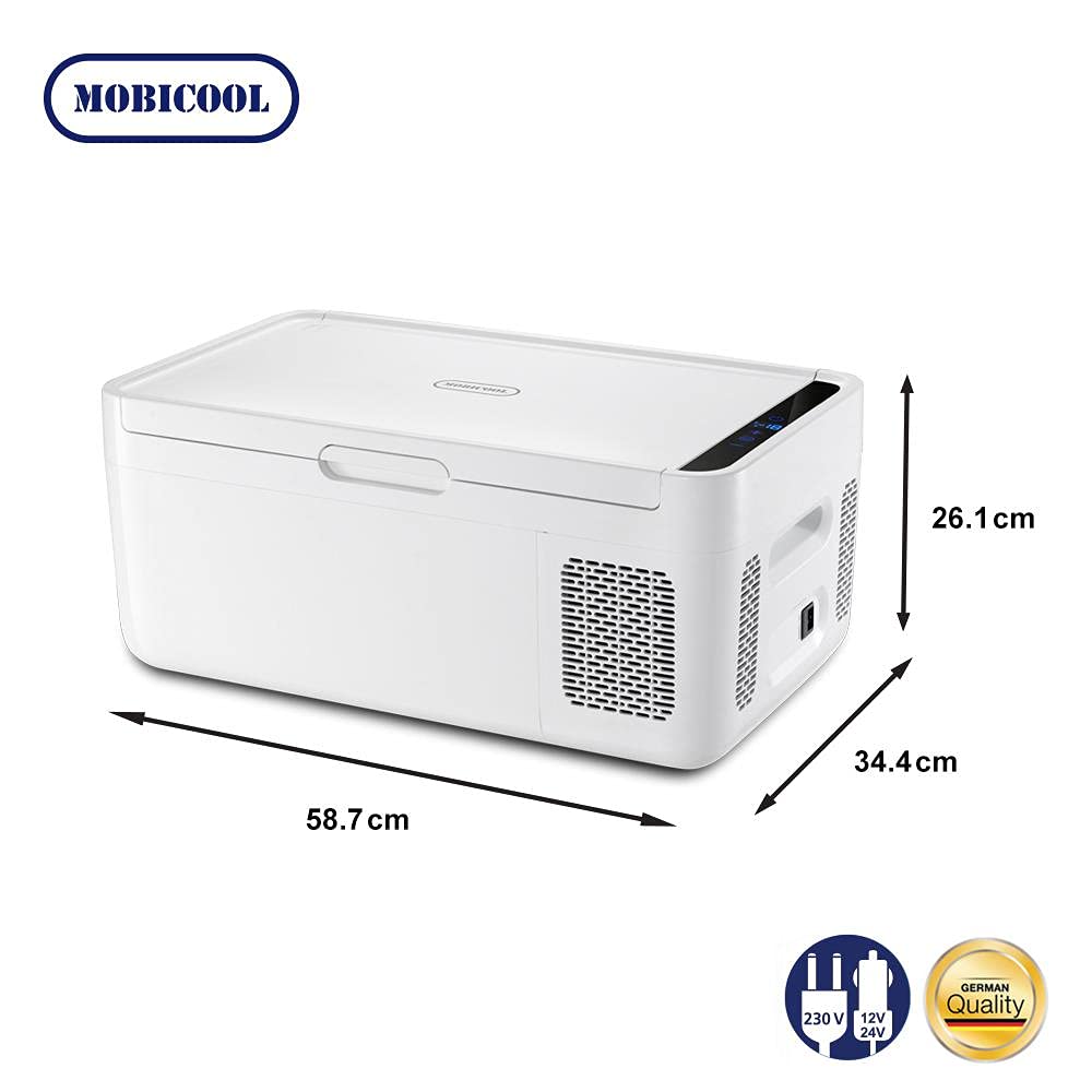 MOBICOOL MCG15 Kompressor-Kühlbox, 15 L, Kühlung bis -18 °C, mit leistungsstarker Schnellkühlung Weiß 3
