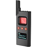 KEULGOUL Hidden Camera Detector & RF Bug Finder, Portable GPS Tracker Detector and Bug Sweeper for Privacy Protection in Car, Hotel, Office, Home & Travel