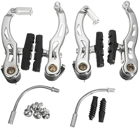 (HQ Product) Road Mountain Bike Bicycle MTB BMX Alloy Front And Rear V Brake Lever Calipers Set