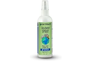 earthbath, Hypoallergenic Shea Butter Spray - Dog Dandruff Treatment, Dog & Cat Skin Moisturizer, Plant-Based, Cruelty-Free, Vegan, Gluten-Free, Non-GMO, Moisture Repair & Dander Care - 8 Oz