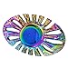 HENATA Fidget Spinner Toy EDC Hand Spinner Durable Stainless Steel Bearing High Speed Up to 8Min Colorful Metal Stress Reducer - Perfect For ADD, ADHD, Anxiety, and Autism Adult and Children (R-A10)