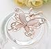 Fashion Women Rose Gold Opal Butterfly Charm Pendant Long Chain Necklace Jewelry by Thimmei