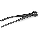 Haosie Bonsai Concave Cutter Tools, 8.4in Gardening Scissors Shears Pruning | Manganese Steel Alloy Sharp Blade Round Edge Knob Cutting Pruner For Tree Live(210mm/8.27inch)