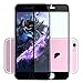 Amuoc HD Ballistic Glass Screen Protector for iPhone 6/6S, 2 Pack,Black