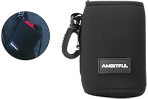 AMBITFUL Lensball Bag, Lens Case Lens Pouch Bag, with Thick Protective Neoprene for DSLR Camera Lens for Nikon, Sigma, Pentax, Sony, Fuji, Panasonic 7artisans ect Lens (5.11x2.95in LP-13)