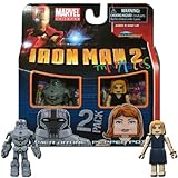 Marvel Minimates Series 35 Mini Figure 2Pack Hammer Drone & Pepper Potts