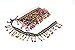 Marsha Q Embroidered Boho Wooden Beaded Fringe Trim Tassels Multicolor Ribbon 2 Yard for Sewing Crafts Applique Design Decorating Embroidery Clothing Accessories Bedding Curtains Paper Craft