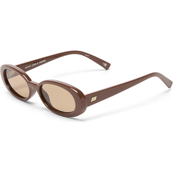 Amazon.com: Le Specs Outta Love Sunglasses - Black, Oval