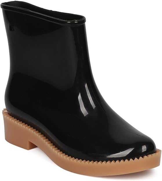 Amazon Com Melissa Rain Drop Boot Women Pvc Jagged Edge Rain