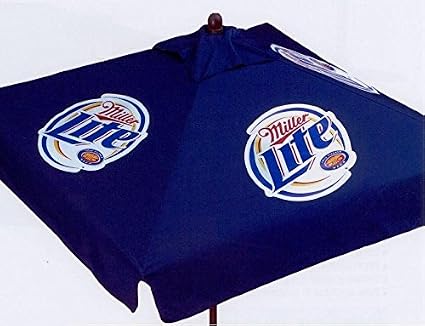Miller Lite 9 Foot Beer Patio Umbrella Market Style New Amazon Ca Patio Lawn Garden