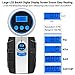 Portable Digital Tire Inflator 150 PSI, Tcisa 12V DC Auto Car Air Compressor Pump with Pressure Gauge