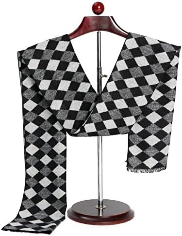 SANGBO Men Plaid Cashmere Feel Winter Scarf Gifts For Men
