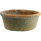 HomArt Rustic Terra Cotta Bulb Pot, Small , Antique Red, 1-Count (7686-0)