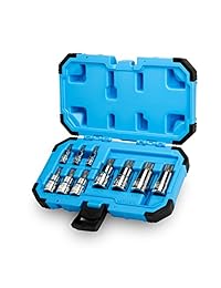Capri Tools XZN juego de llaves de vaso métricas, triples, cuadradas, 10 unidades