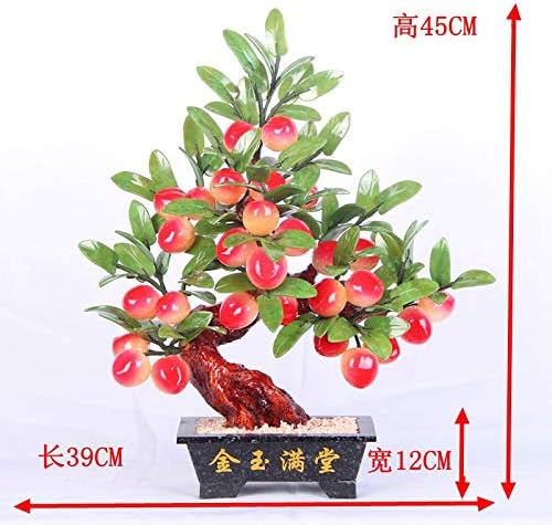 THEALEEWIN Home Decoration Xiantao, Peach Tree, Jade Tree, Jade, Home, Porch, Jewelry, Natural Crafts, Decoration, D