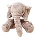 Baby Children Long Nose Elephant Doll Pillow Soft Plush Stuff Toys Lumbar Pillow ( Grey)) by If Love