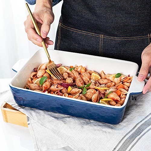 Bakeware Set, Krokori Rectangular Baking Pan Ceramic Glaze Baking Dish