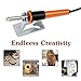 50 PCS Wood Burning Kit, Wood Burning Tool Set for Pyrography Creative Include Carving/Embossing/Soldering Tips+ Wood Burning Pen + Stencil + Stand + Carrying Case