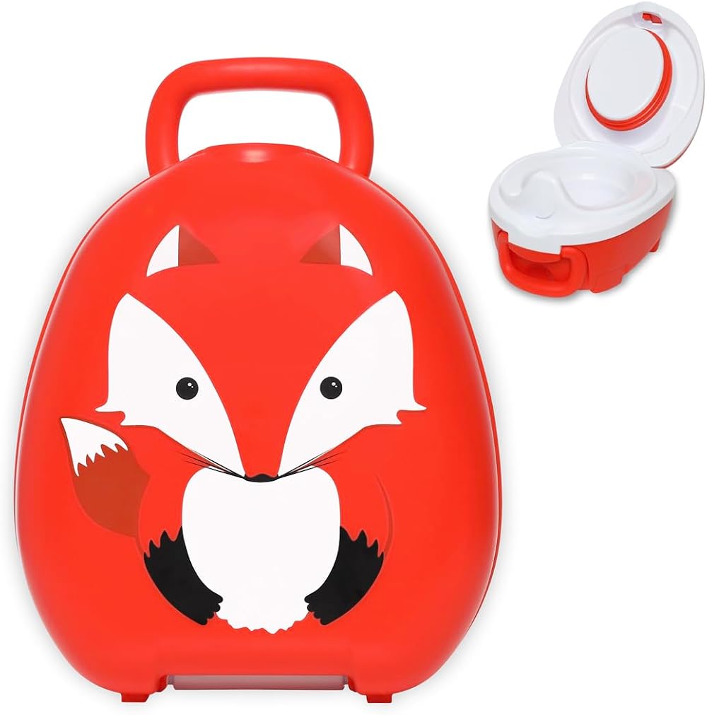 My Carry Potty Travel Potty Fox - Award-Winning Portable Toddler Toilet Seat