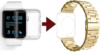 Apple Watch Series 1 - Correa de Acero Inoxidable para iWatch ...