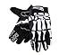 BicycleStore Men Women Slip-Resistant Bone Skeleton Racing Riding Cycling Full Finger Gloves Bicycle Bike Sports Skull Glove Plus Size M L XL (M)