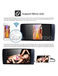 Hizpo In Dash 9'' Android 8.1 Car Radio GPS Navegación Estéreo para Mercedes Benz ML GL W164 Auto GPS Navegación WiFi Bluetooth Pantalla Táctil Espejo Link DAB OBD2 DVR TPMS