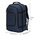 Hynes Eagle Travel Backpack 40L Flight Approved Carry on Backpack Blue 2017