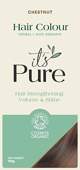 Its Pure Organic Chestnut Herbal Hair Dye 110g