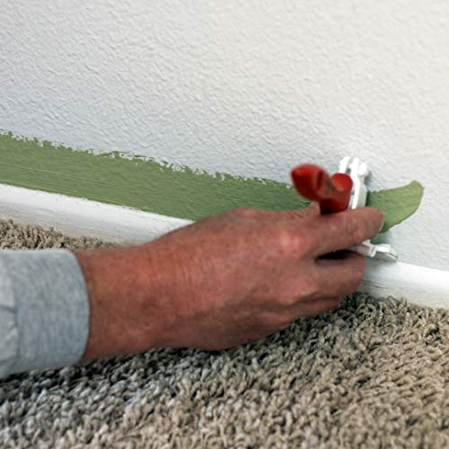 Emery Edger Paint Brush Edging Tool with 5 Pack of Fabric Pads for