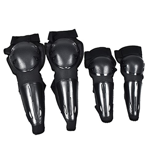 image for D DOLITY 1 Set Motorcycle Cycling Knee Shin Pads Protector Elbow Prote