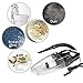 Car Vacuum Cleaner High Power 12V 120W Strong Suction Dust Buster Handheld Vac Pet Hair Crumbs Wet / Dry protable with Flash LED light HEPA filter Cigar Lighter 4000PA 15FT(4.5M) Power Cord - Black
