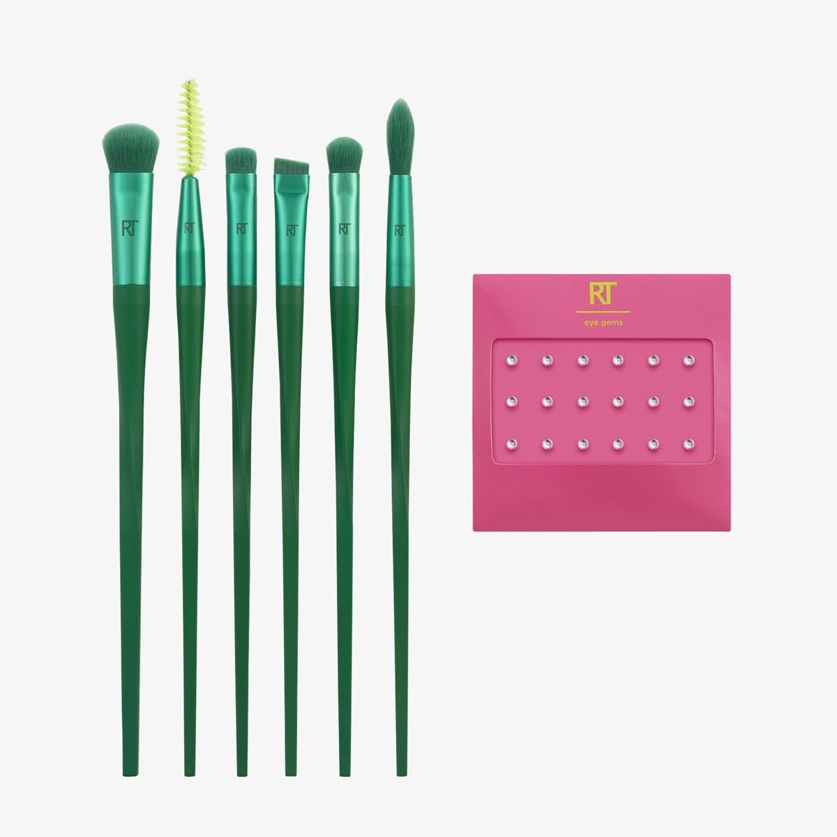Elegant Touch Collection NECTAR POP So Jelly Eye Makeup Brush Set - Set of 7 Brushes for Real Eyes