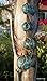 mds 6 Blue Japanese Glass Fishing Floats Fish Net Buoys Tiki Decor