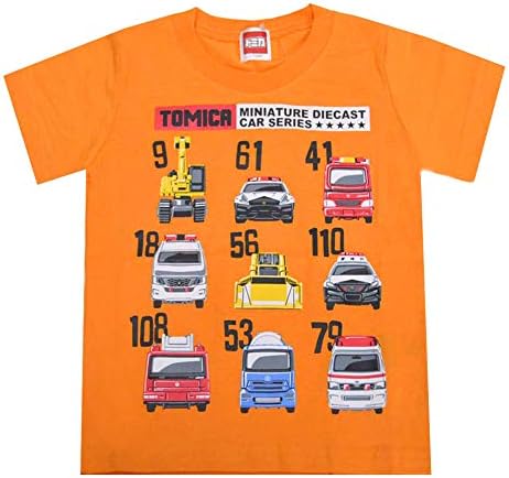 トミカ Tomica Tシャツ 半袖 子供 ブルトーザー 消防車 パトカー メーカー公式 Fo Ht05