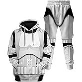 Pacreck Unisex Hoodies and Sweatpants Set Cosplay Costume Suit for Halloween Party