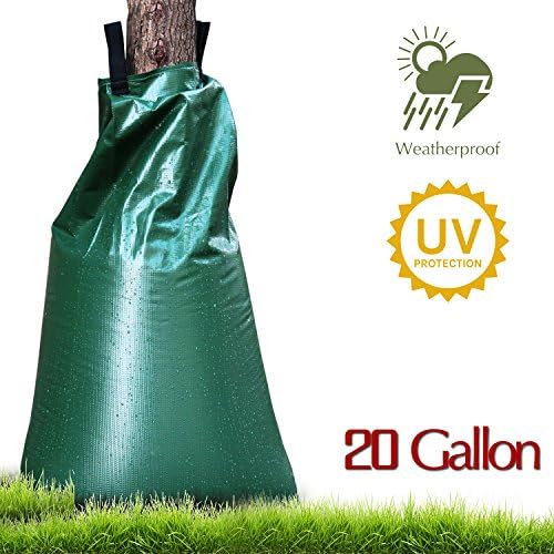 Uclipers Premium Tree Watering Bag, UPGRADED 20 Gallon Slow Release Plant Watering Bag for Tree Dip Irregation, Made of Upgrade Thickened PVC Tarpaulin with Heavy Duty Zipper