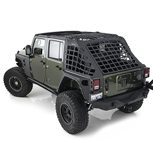 Smittybilt 581035 Black Diamond C.RES Cargo Restraint System with Trail Cargo Net