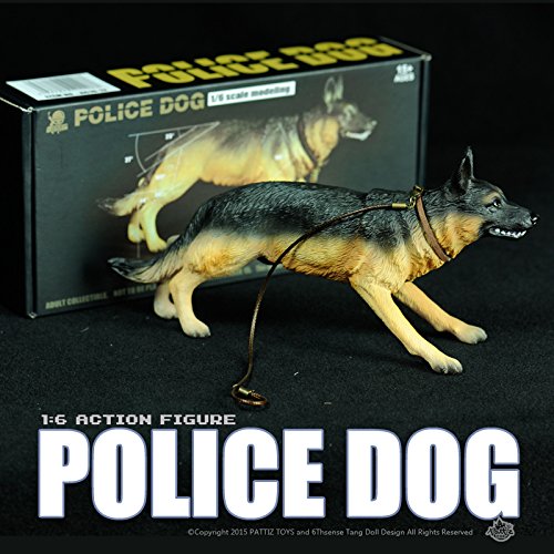 Super System Highly Detail Special Forces Action Police Dog Military Dog Figure-