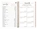 Bloom Daily Planners 2017 Daily Planner, 8.25 x 4-Inches, Rose Gold Stripes,