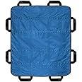 Washable Positioning Bed Pad with Reinforced Handles 48 x 40 inch Transfer Sheet for Lifting and Repositioning Reusable Patient Transfer Board Blanket Draw Sheet Lift Sheet Slide Hospital Bed Mat