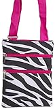 J Garden Pink Zebra Small Hipster Cross Body