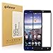 ZTE Zmax Pro Screen Protector,SupThin ZTE Zmax Pro / ZTE Carry Z981 Full Coverage 3D Curved Fit Tempered Glass Screen Protector Full Protection / Anti-Fingerprint / Anti-Bubbles / Anti-Scratch / Black