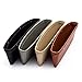 TzBBL PU Leather Car Seat Gap Filler Car Storage Pocket Full Leather Package Car Seat Slit Filler Side Catches Car Accessories,Gray（2 Pack）,4 Colors Available