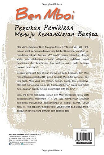 Ben Mboi Sepercik Pemikiran Menuju Kemandirian Bangsa Indonesian Edition Mboi Ben 9789799109453 Amazon Com Books
