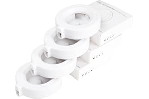 RIZZARI Water Dispenser Replacement Filters: 4 Pack Replacement Filters for Automatic Pet Waterer - Triple Filtration System