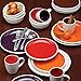 Rachael Ray Dinnerware Rise Salad Plate Set, 4 Piece, Purple