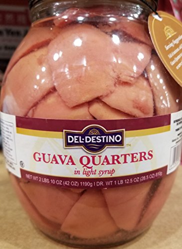 Del Destino Guava Quaters In light syrup 42 Oz Jar