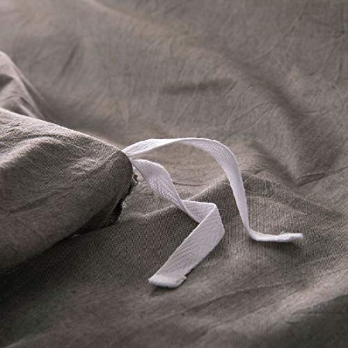 image for ATsense Duvet Cover King, 100% Washed Cotton, Bedding Duvet Cover Set,