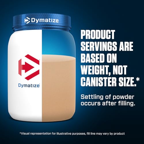 Dymatize Elite Casein Protein Powder, Slow Absorbing with Muscle Building Amino Acids, 100% Micellar Casein, 25g Protein, 5.4g BCAAs & 2.3g Leucine, Helps Overnight Recovery, Smooth Vanilla, 2 Pound